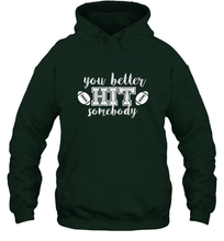 Load image into Gallery viewer, Funny Football Sports Mom Fan School Team Spirit Mascot Gift Hooded Sweatshirt
