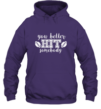 Load image into Gallery viewer, Funny Football Sports Mom Fan School Team Spirit Mascot Gift Hooded Sweatshirt
