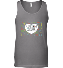 Load image into Gallery viewer, Autism Support Educate Advocate Autism Awareness T shirt Men's Tank Top

