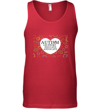 Load image into Gallery viewer, Autism Support Educate Advocate Autism Awareness T shirt Men's Tank Top
