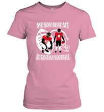 Load image into Gallery viewer, Son Beat Me Fantasy Football Team Draft Women's T-Shirt
