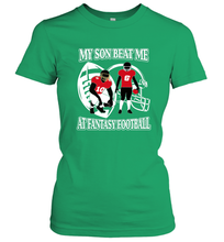 Load image into Gallery viewer, Son Beat Me Fantasy Football Team Draft Women's T-Shirt
