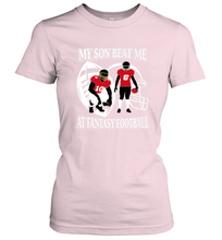 Load image into Gallery viewer, Son Beat Me Fantasy Football Team Draft Women's T-Shirt
