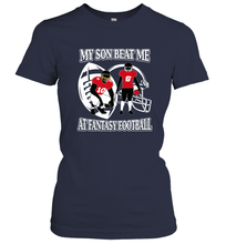 Load image into Gallery viewer, Son Beat Me Fantasy Football Team Draft Women's T-Shirt
