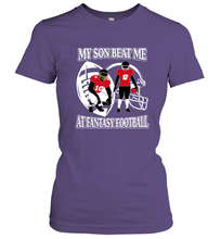 Load image into Gallery viewer, Son Beat Me Fantasy Football Team Draft Women's T-Shirt
