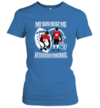 Load image into Gallery viewer, Son Beat Me Fantasy Football Team Draft Women's T-Shirt
