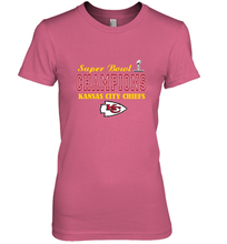 Load image into Gallery viewer, NFL super bowl Kansas City Chiefs champions Women's Premium T-Shirt
