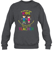 Load image into Gallery viewer, They Call Me Teacher School Kids Fun Appreciation Crewneck Sweatshirt
