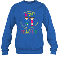 Load image into Gallery viewer, They Call Me Teacher School Kids Fun Appreciation Crewneck Sweatshirt
