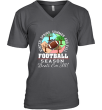 Load image into Gallery viewer, Funny Football Season Year Round Gift for Coach and Team Men's V-Neck
