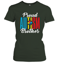 Load image into Gallery viewer, Proud Autism Brother Awareness Support Premium T Shirt Women's T-Shirt
