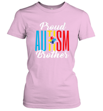 Load image into Gallery viewer, Proud Autism Brother Awareness Support Premium T Shirt Women's T-Shirt
