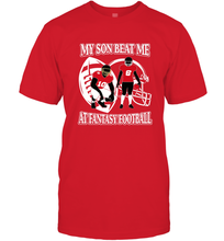 Load image into Gallery viewer, Son Beat Me Fantasy Football Team Draft Men's T-Shirt
