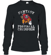 Load image into Gallery viewer, Fantasy Football Champion Winner League Draft Team Long Sleeve T-Shirt
