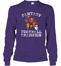Load image into Gallery viewer, Fantasy Football Champion Winner League Draft Team Long Sleeve T-Shirt
