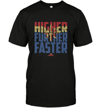 Load image into Gallery viewer, Captain Marvel Movie Higher Further Faster Men's T-Shirt
