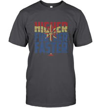 Load image into Gallery viewer, Captain Marvel Movie Higher Further Faster Men's T-Shirt
