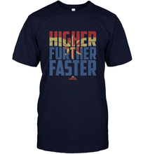 Load image into Gallery viewer, Captain Marvel Movie Higher Further Faster Men's T-Shirt
