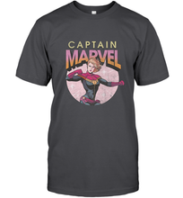Load image into Gallery viewer, Captain Marvel Distressed Vintage Circle Logo Men's T-Shirt
