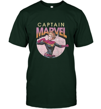 Load image into Gallery viewer, Captain Marvel Distressed Vintage Circle Logo Men's T-Shirt
