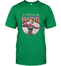 Load image into Gallery viewer, Captain Marvel Distressed Vintage Circle Logo Men's T-Shirt
