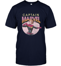 Load image into Gallery viewer, Captain Marvel Distressed Vintage Circle Logo Men's T-Shirt
