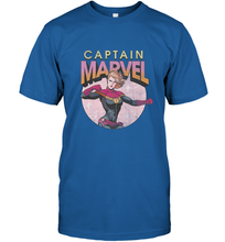 Load image into Gallery viewer, Captain Marvel Distressed Vintage Circle Logo Men's T-Shirt
