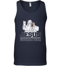Load image into Gallery viewer, Jesus Drafted My Football Team Fantasy Football Draft Day Men's Tank Top

