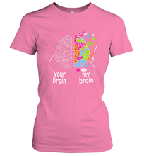 Load image into Gallery viewer, Neurodiversity brain Gift idea for Dyslexia ADHD Autism ASD Women's T-Shirt
