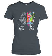 Load image into Gallery viewer, Neurodiversity brain Gift idea for Dyslexia ADHD Autism ASD Women's T-Shirt
