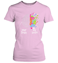 Load image into Gallery viewer, Neurodiversity brain Gift idea for Dyslexia ADHD Autism ASD Women's T-Shirt
