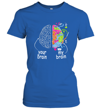Load image into Gallery viewer, Neurodiversity brain Gift idea for Dyslexia ADHD Autism ASD Women's T-Shirt
