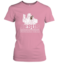 Load image into Gallery viewer, Jesus Drafted My Football Team Fantasy Football Draft Day Women's T-Shirt
