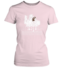 Load image into Gallery viewer, Jesus Drafted My Football Team Fantasy Football Draft Day Women's T-Shirt
