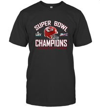 Load image into Gallery viewer, NFL super bowl Kansas City Chiefs Logo Helmet champions Men's T-Shirt
