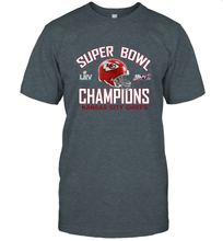 Load image into Gallery viewer, NFL super bowl Kansas City Chiefs Logo Helmet champions Men's T-Shirt
