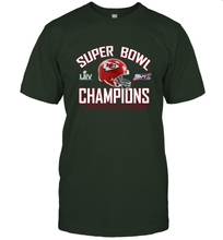Load image into Gallery viewer, NFL super bowl Kansas City Chiefs Logo Helmet champions Men's T-Shirt
