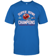 Load image into Gallery viewer, NFL super bowl Kansas City Chiefs Logo Helmet champions Men's T-Shirt
