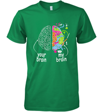 Load image into Gallery viewer, Neurodiversity brain Gift idea for Dyslexia ADHD Autism ASD Men's Premium T-Shirt
