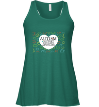 Load image into Gallery viewer, Autism Support Educate Advocate Autism Awareness T shirt Women's Racerback Tank
