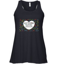 Load image into Gallery viewer, Autism Support Educate Advocate Autism Awareness T shirt Women's Racerback Tank
