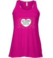 Load image into Gallery viewer, Autism Support Educate Advocate Autism Awareness T shirt Women's Racerback Tank
