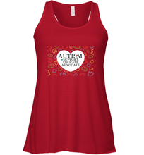 Load image into Gallery viewer, Autism Support Educate Advocate Autism Awareness T shirt Women's Racerback Tank
