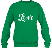 Load image into Gallery viewer, Stetson Hatters Love Heart  Football  Team Premium Crewneck Sweatshirt
