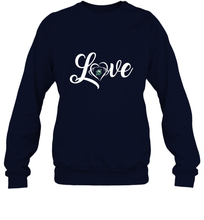 Load image into Gallery viewer, Stetson Hatters Love Heart  Football  Team Premium Crewneck Sweatshirt
