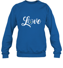 Load image into Gallery viewer, Stetson Hatters Love Heart  Football  Team Premium Crewneck Sweatshirt
