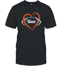 Load image into Gallery viewer, NFL New England Patriots Heart Love Football Men's T-Shirt
