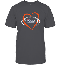 Load image into Gallery viewer, NFL New England Patriots Heart Love Football Men's T-Shirt
