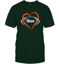 Load image into Gallery viewer, NFL New England Patriots Heart Love Football Men's T-Shirt
