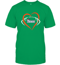 Load image into Gallery viewer, NFL New England Patriots Heart Love Football Men's T-Shirt
